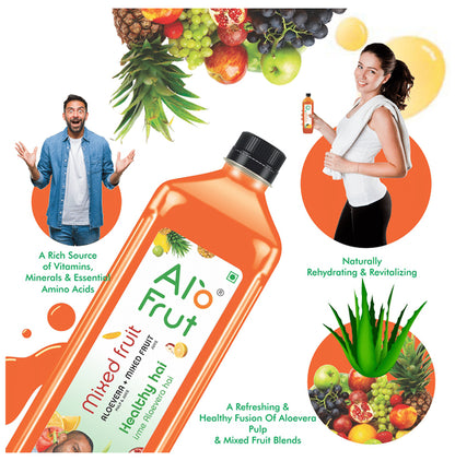 Alo Frut Mixed Fruit Aloevera Juice