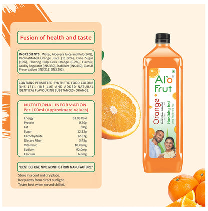 Alo Frut Orange Aloevera Juice