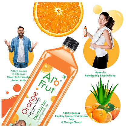 Alo Frut Orange Aloevera Juice