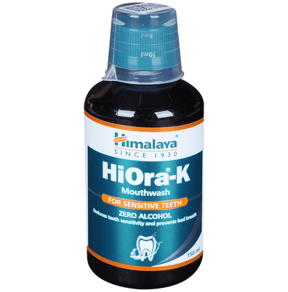 Himalaya Hiora-K Mouth Wash | For Sensitive Teeth & Bad Breath - Classic Derma