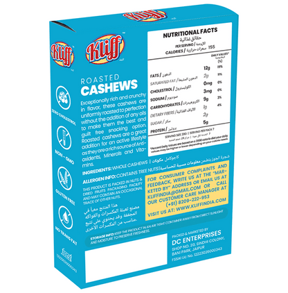 Kliff Roasted & Salted Cashews