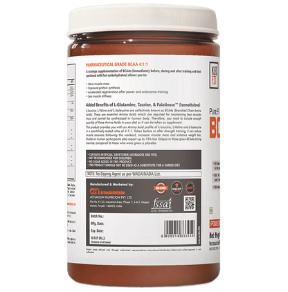 KLR. FIT Pure.Fit BCAA 4:1:1 Powder Pomegranate