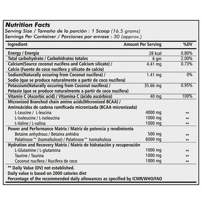 KLR. FIT Pure.Fit BCAA 4:1:1 Powder Pomegranate