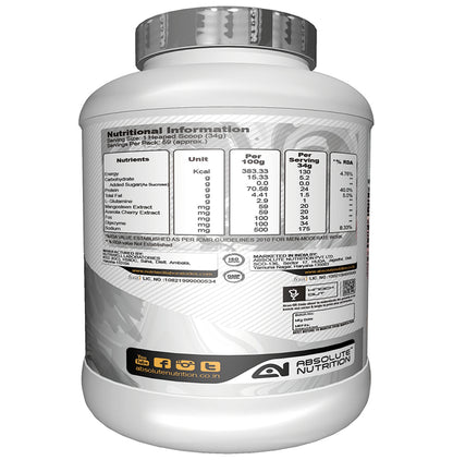 Knockout Rhodium Whey Protein Powder Choco Lava with Free T-Shirt