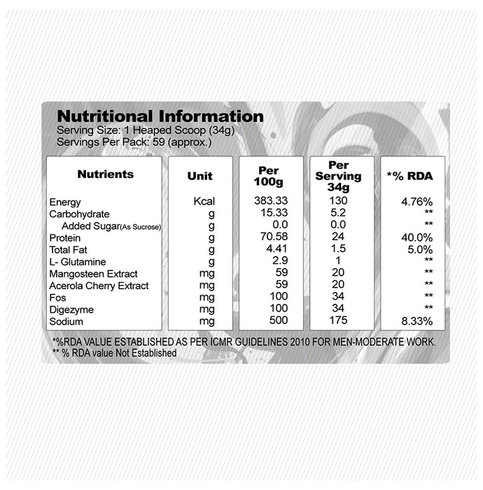 Knockout Rhodium Whey Protein Powder Choco Lava with Free T-Shirt