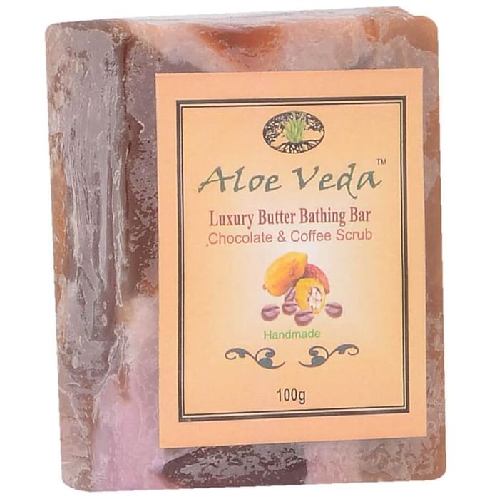 Aloe Veda Chocolate and Coffee Scrub Luxury Butter Bar - Classic Derma