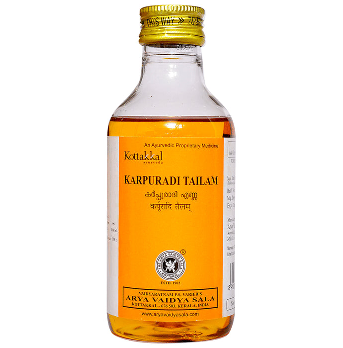 Kottakkal Ayurveda Karpuradi Tailam - Classic Derma