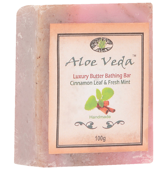 Aloe Veda Cinnamon Leaf and Fresh Mint Luxury Butter Bar - Classic Derma
