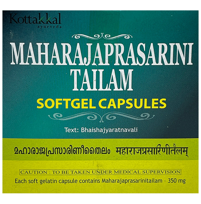 Kottakkal Ayurveda Maharajaprasarini Tailam Softgel Capsule - Classic Derma