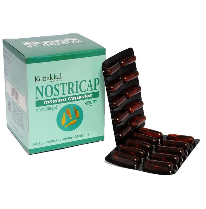 Kottakkal Ayurveda Nostricap Inhalant Capsule - Classic Derma