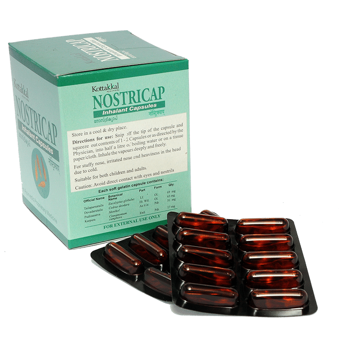 Kottakkal Ayurveda Nostricap Inhalant Capsule