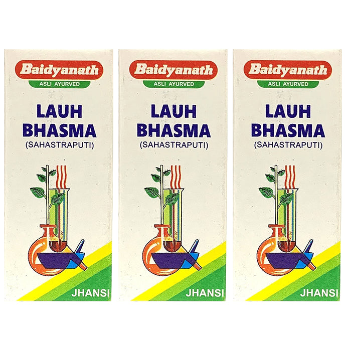Baidyanath Lauh Bhasma Sahastraputi Powder(1gm Each) - Classic Derma