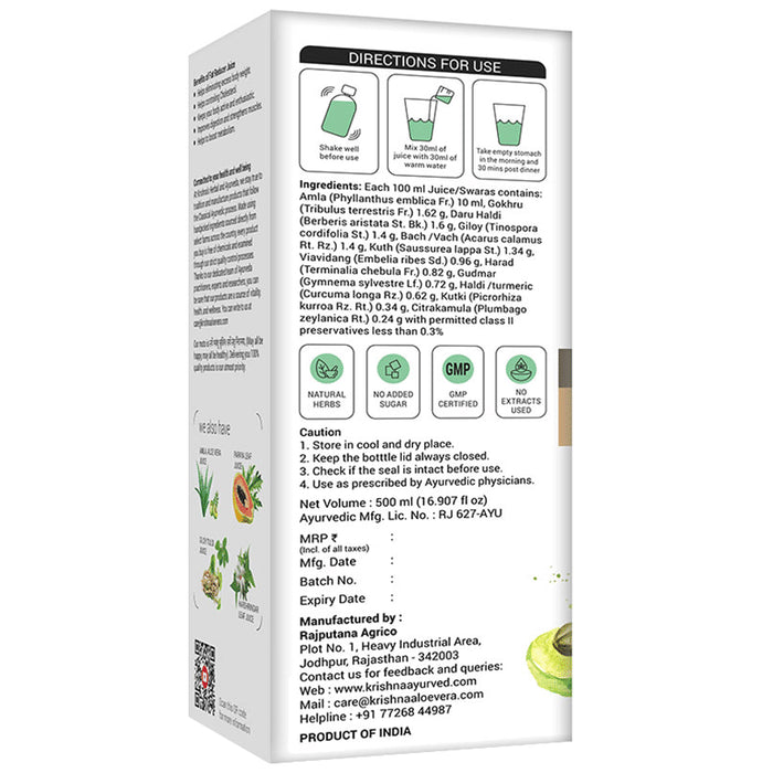 Krishna's Fat Reducer Tonic | Supports Weight Management