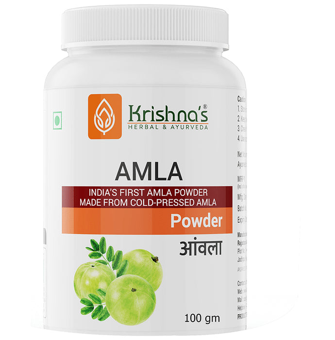 Krishna's Herbal & Ayurveda Amla Powder - Classic Derma