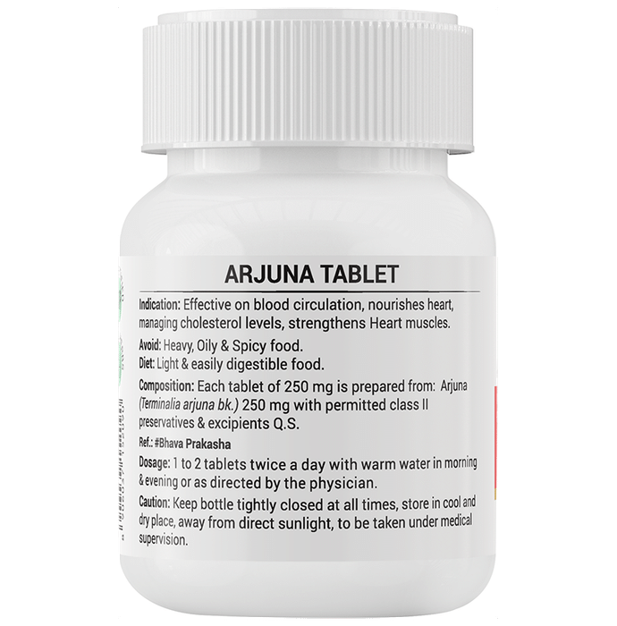 Krishna's Herbal & Ayurveda Arjuna Tablet