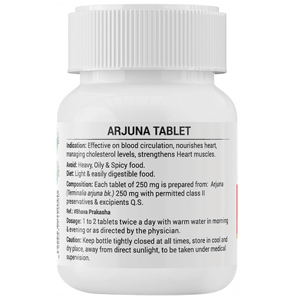 Krishna's Herbal & Ayurveda Arjuna Tablet