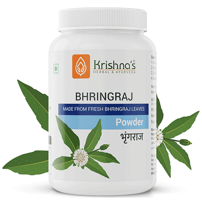 Krishna's Herbal & Ayurveda Bhringraj Powder
