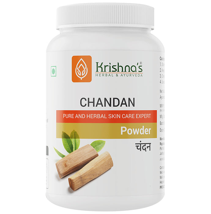 Krishna's Herbal & Ayurveda Chandan Powder - Classic Derma