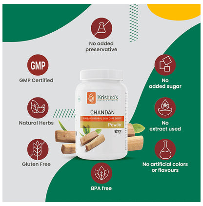 Krishna's Herbal & Ayurveda Chandan Powder