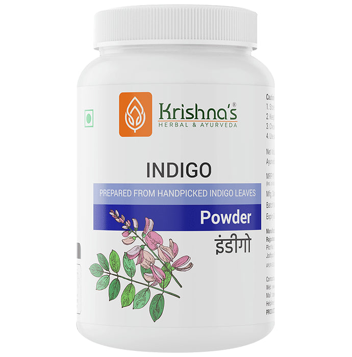 Krishna's Herbal & Ayurveda Indigo Powder - Classic Derma