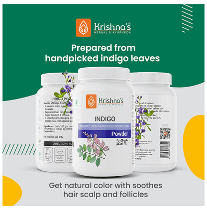 Krishna's Herbal & Ayurveda Indigo Powder