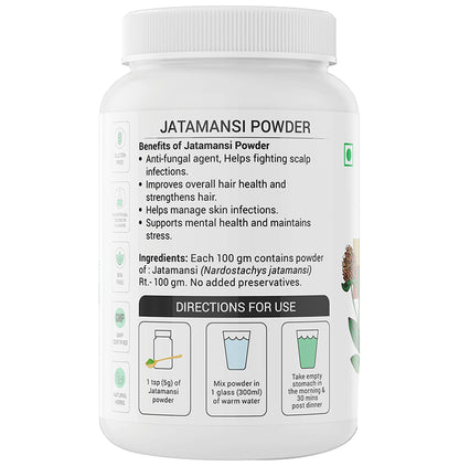 Krishna's Herbal & Ayurveda Jatamansi Powder