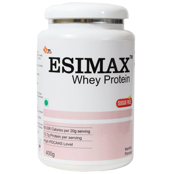Buy Stpl Esimax Whey Protein Powder Vanilla Sugar Free | Classic Derma ...