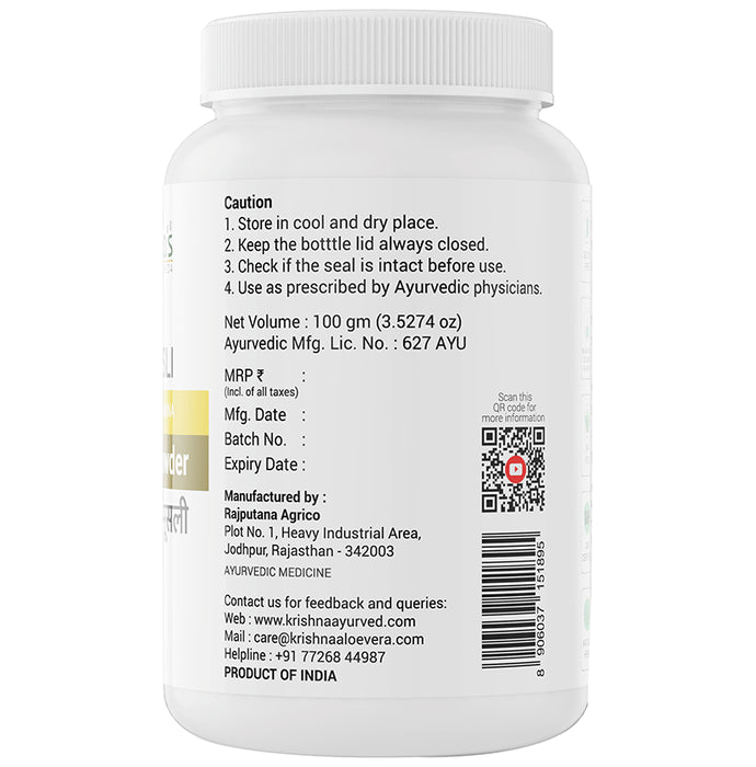 Krishna's Herbal & Ayurveda Safed Musli Powder