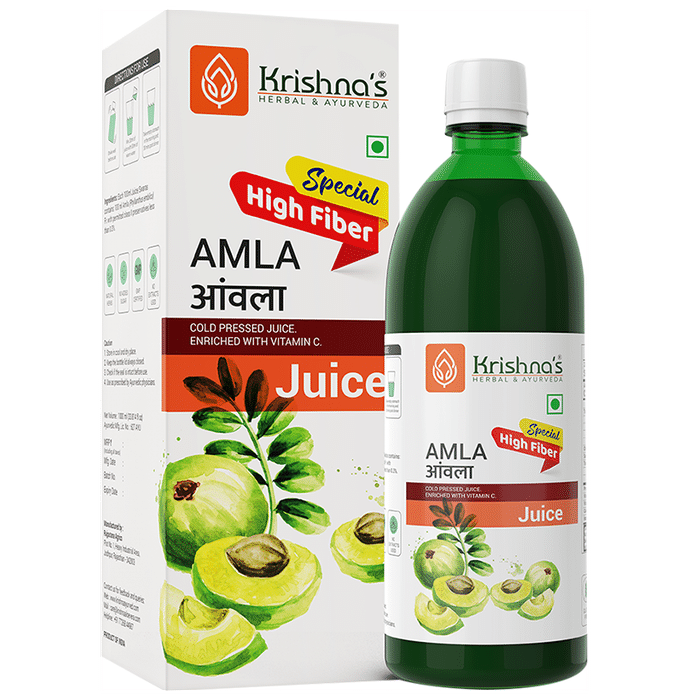 Krishna's Herbal & Ayurveda Special High Fiber Amla Juice - Classic Derma