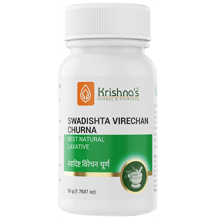 Krishna's Herbal & Ayurveda Swadishta Virechan Churna - Classic Derma