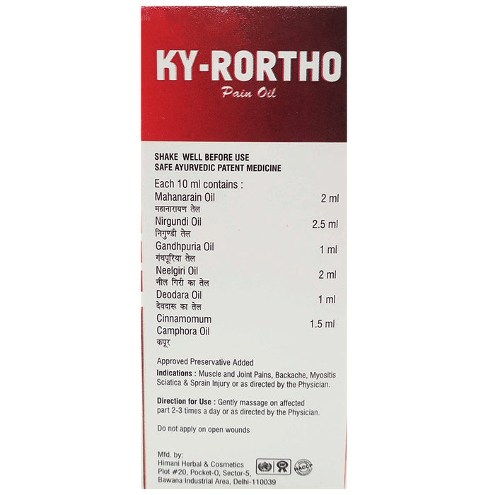 Ky-Rortho Pain Oil