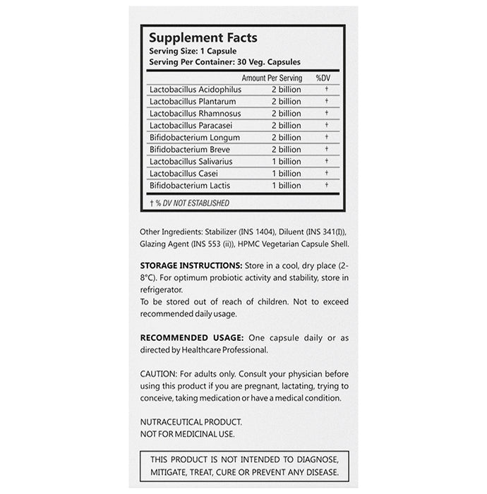 L6B3 Probiotic 15 Billion CFU | Veg Capsule for Gut Health & Digestion