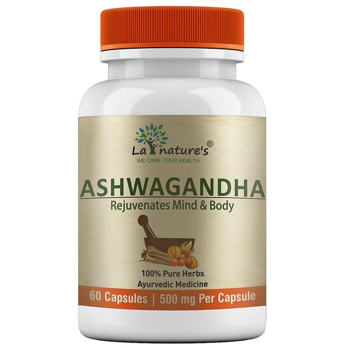 La Nature's Ashwagandha 500mg Capsule - Classic Derma