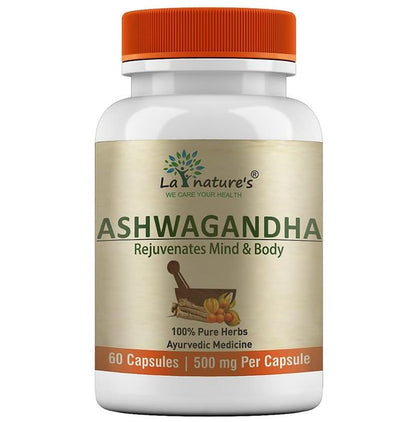 La Nature's Ashwagandha 500mg Capsule - Classic Derma