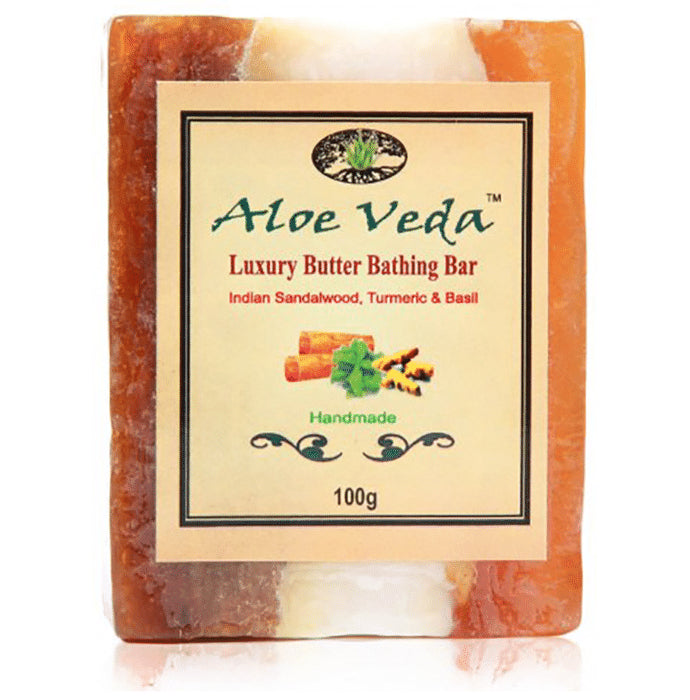 Aloe Veda Indian Sandalwood Turmeric and Basil Luxury Butter Bar - Classic Derma
