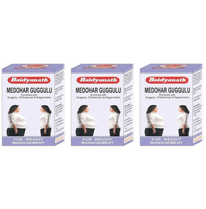 Baidyanath Medohar Guggulu Tablet (120 Each) - Classic Derma