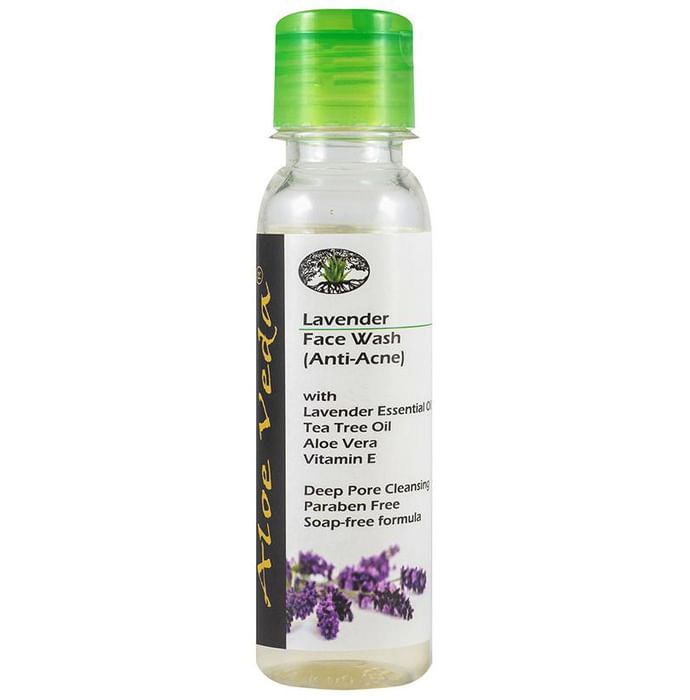 Aloe Veda Lavender and Tea Tree Oil (Anti Acne) Face Wash - Classic Derma