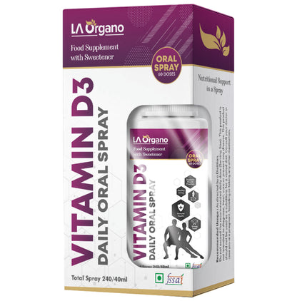 LA Organo Vitamin D3 Daily Oral Spray