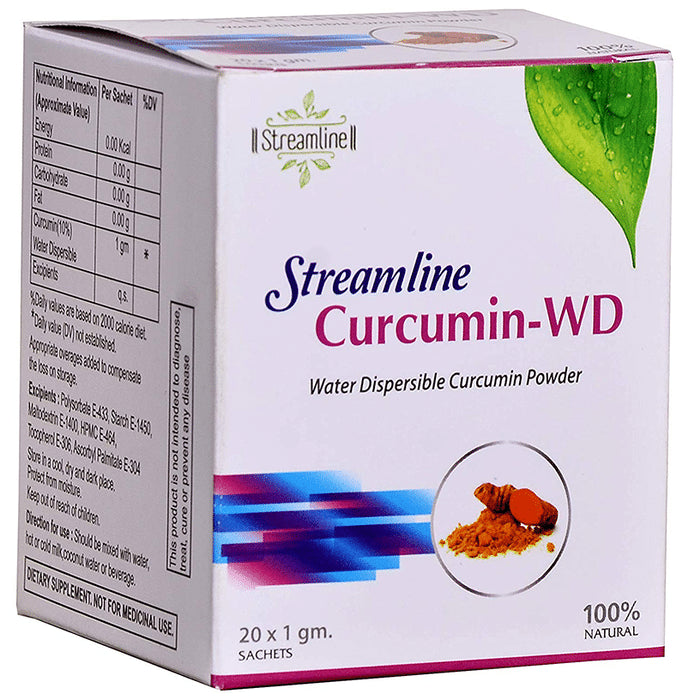 Streamline Curcumin-WD Sachet (1gm Each) - Classic Derma