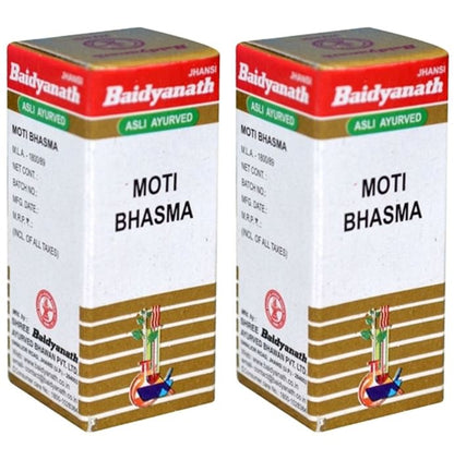Baidyanath Moti Bhasma(1gm Each) - Classic Derma