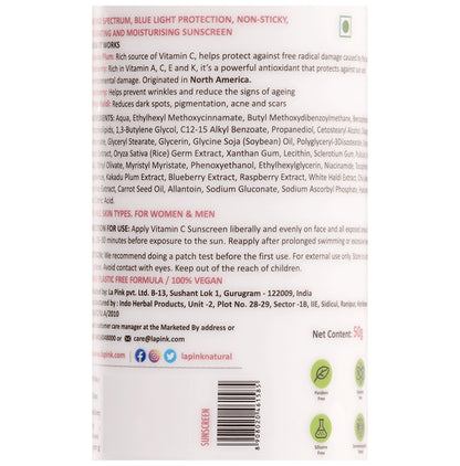 La Pink Vitamin C Sunscreen SPF 50 PA++++