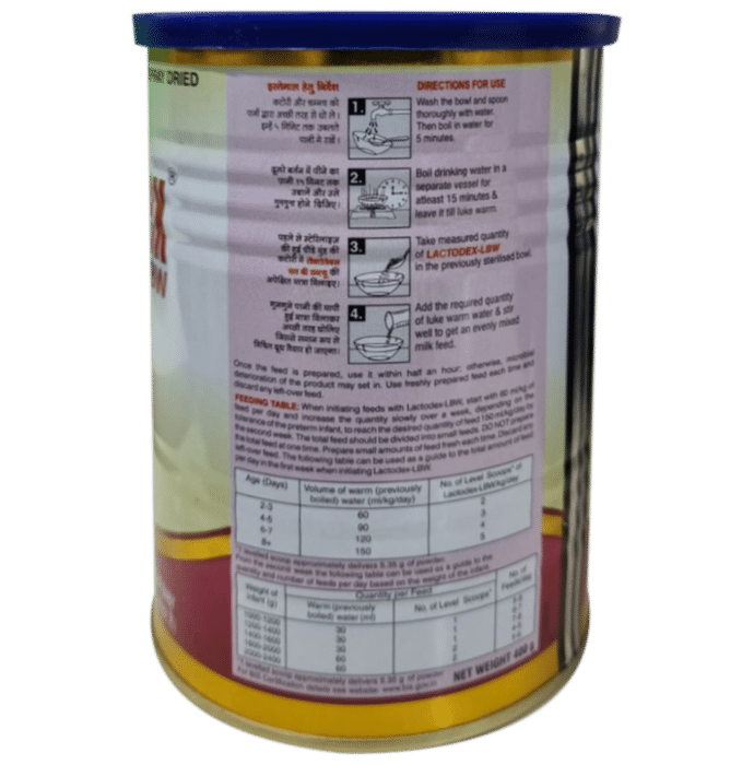 Lactodex LBW Milk Protein Based Type II | For Premature & Low Birth Weight Babies | Powder