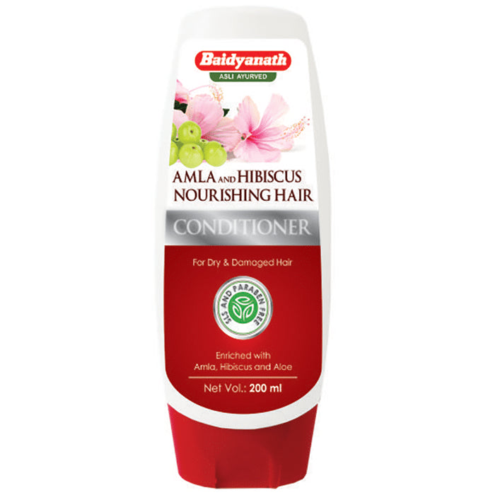 Baidyanath (Nagpur) Amla and Hibiscus Nourishing Hair Conditioner - Classic Derma