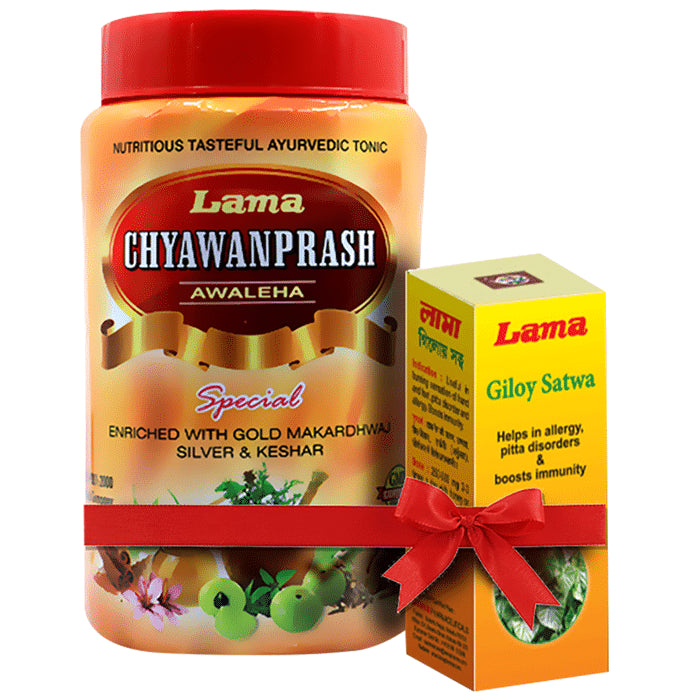 Lama Chyawanprash 1kg with Giloy Satwa 50gm Free - Classic Derma