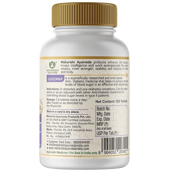 Maharishi Ayurveda Glucomap Tablet | For Blood Sugar Management