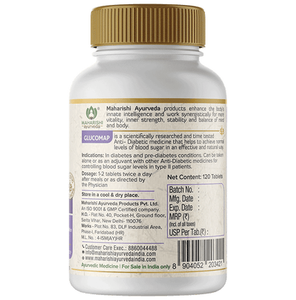 Maharishi Ayurveda Glucomap Tablet | For Blood Sugar Management