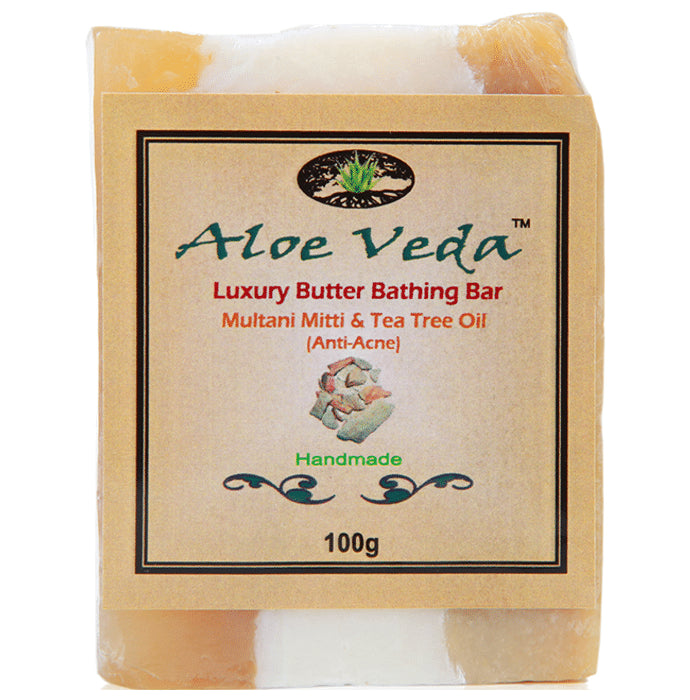 Aloe Veda Multani Mitti and Tea Tree Oil Luxury Butter Bar - Classic Derma