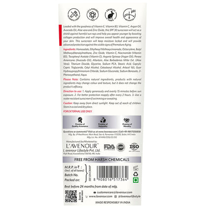 L'avenour Vitamin C Sunscreen Cream SPF 30++