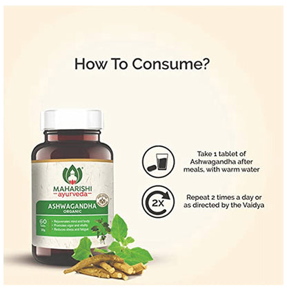 Maharishi Ayurveda Organic Ashwagandha Tablet