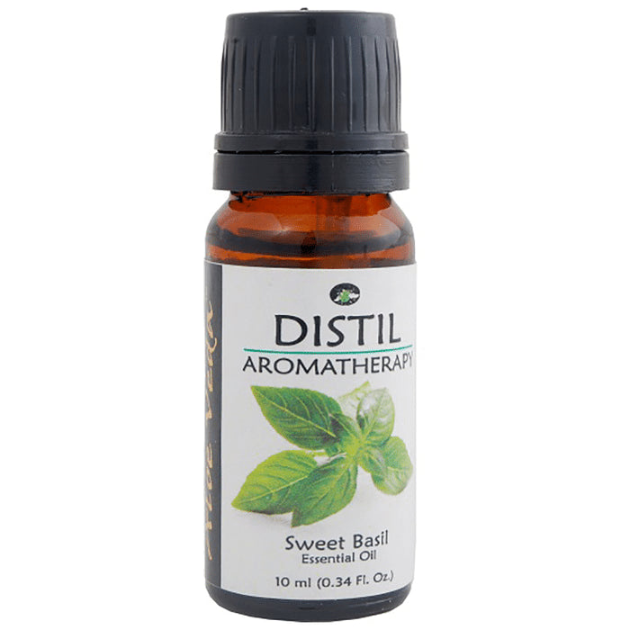 Aloe Veda Sweet Basil Distil Aromatherapy Essential Oil - Classic Derma